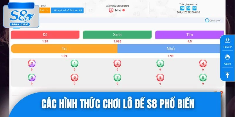 Nắm rõ các hình thức chơi lô đề S8 trước khi bắt đầu